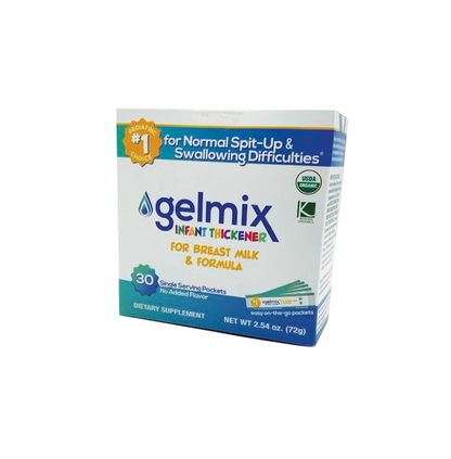Gelmix Infant Thickener For Breast Milk & Formula Box of 30 Sticks