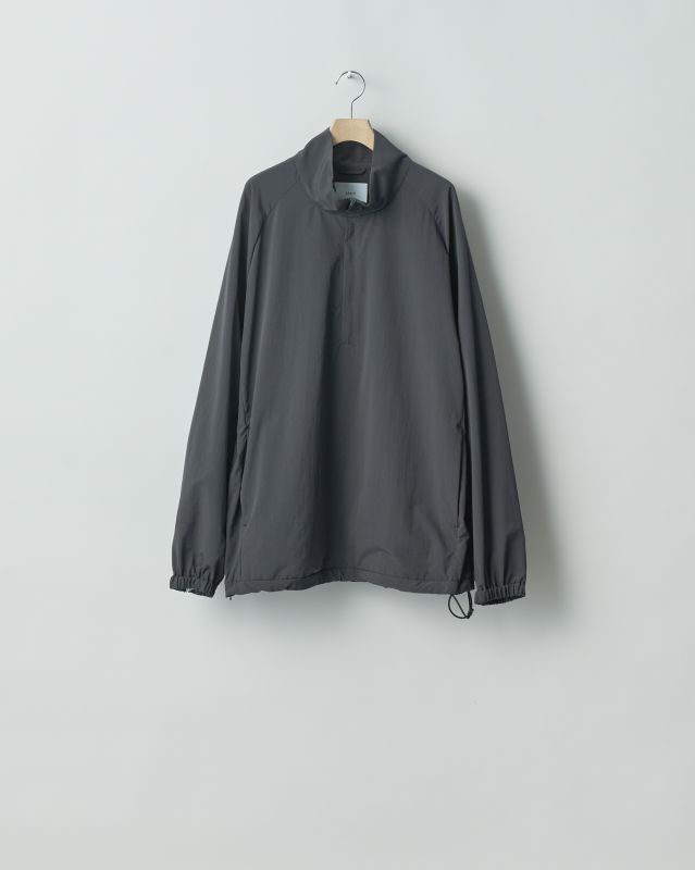 stein WINDPROOF NYLON HALF ZIP PULLOVER・DARK GREY KHAKI - tity