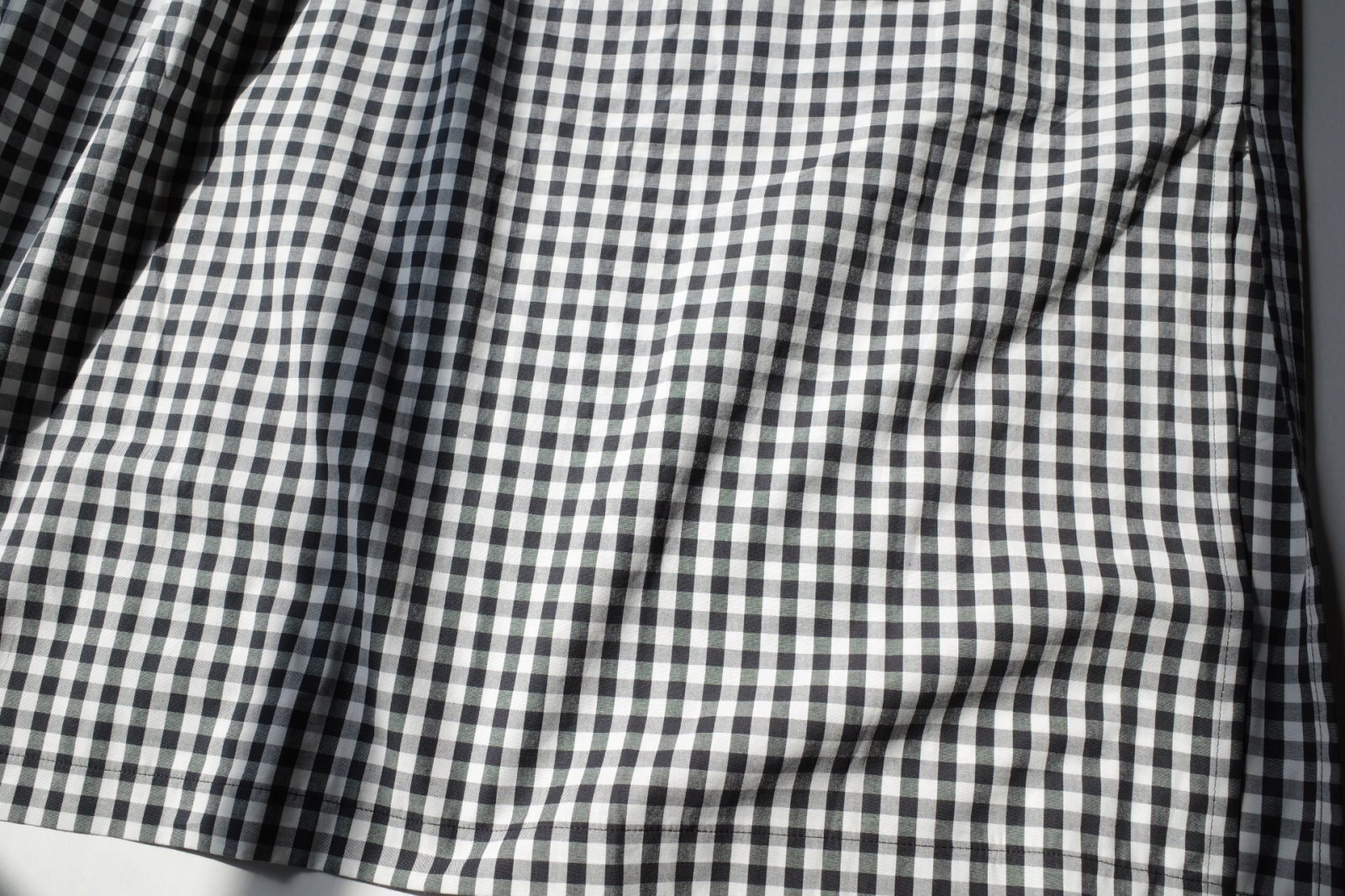 ebagos エバゴス ワンピース バックパイル×ギンガム - tity