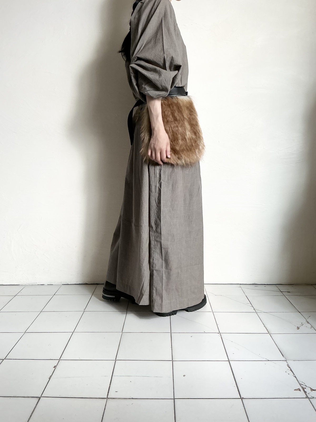 Mediam Double Craft Fur Bag - tity