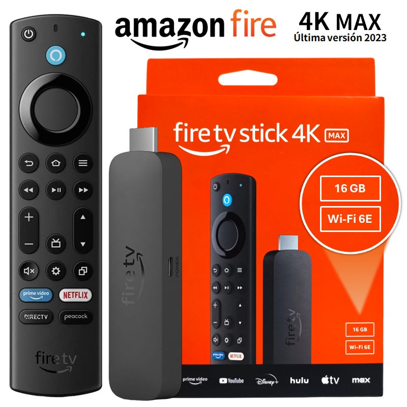 Amazon Fire Tv Stick 4k Max 2nd Gen Wifi 6E / 16 Gb (2023) – Titan