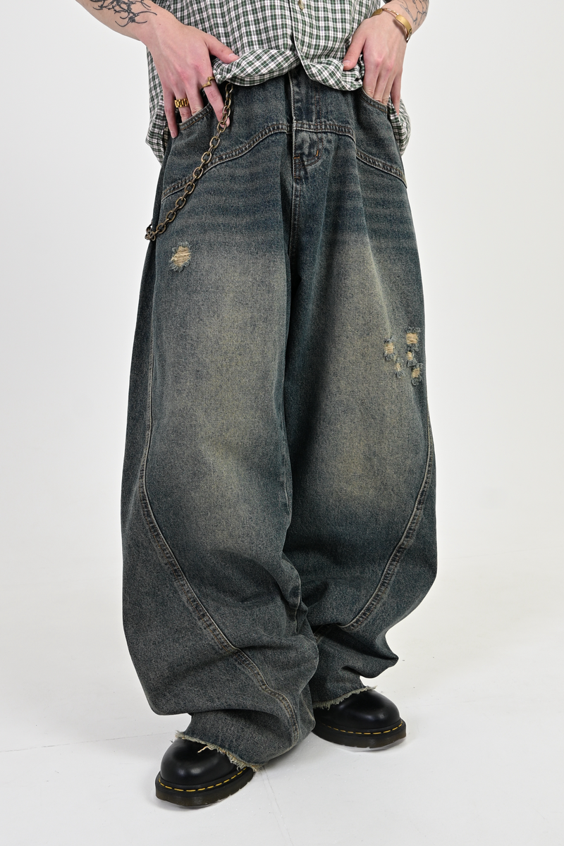 10日以内お届け】 ウォッシュドカジュアルデニム L0959