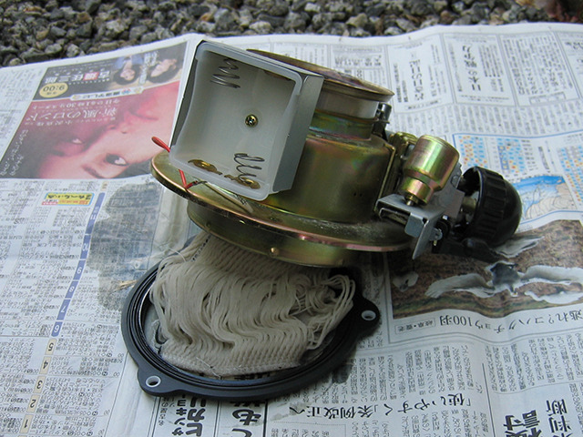 トヨトミ製ML-21石油ストーブの芯交換