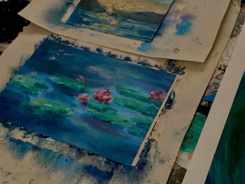 オイルパステルで花を描く楽しみ方