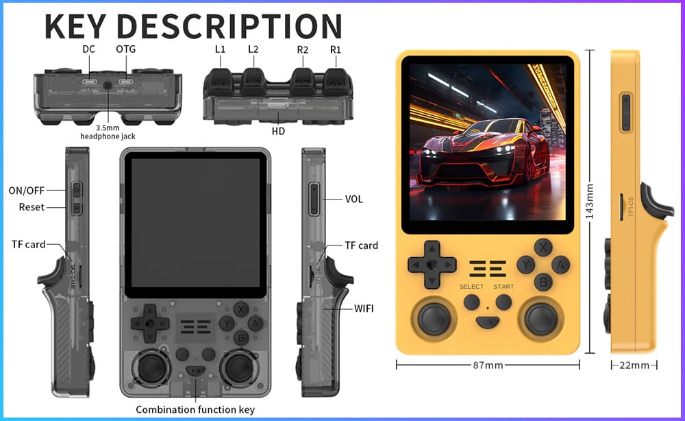 中華ゲーム機「Powkiddy RGB20SX」販売開始│とんちき録