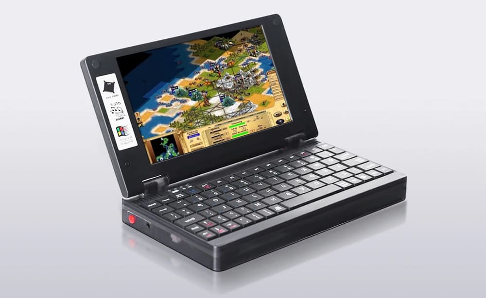 UMPC「Pocket 386」が登場｜スケルトンボディの MS-DOS / Window95