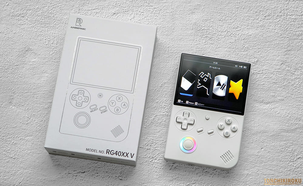 中華ゲーム機「ANBERNIC RG40XX V」レビュー｜定番スペックの 4インチ
