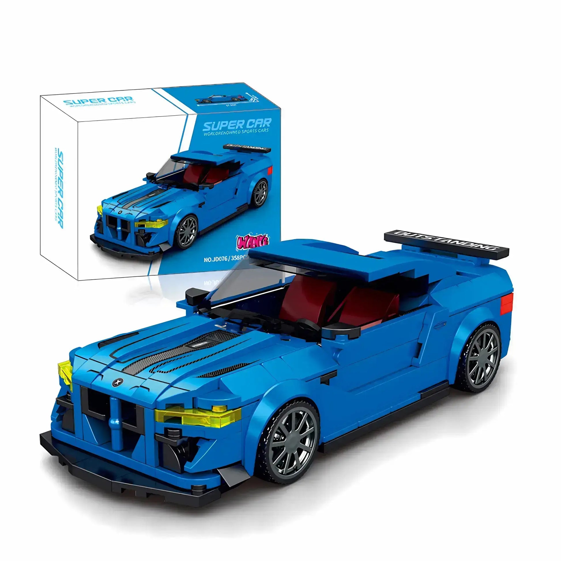 Tongshengju BM M41 (358PCS) Sports Car Building Blocks Set For