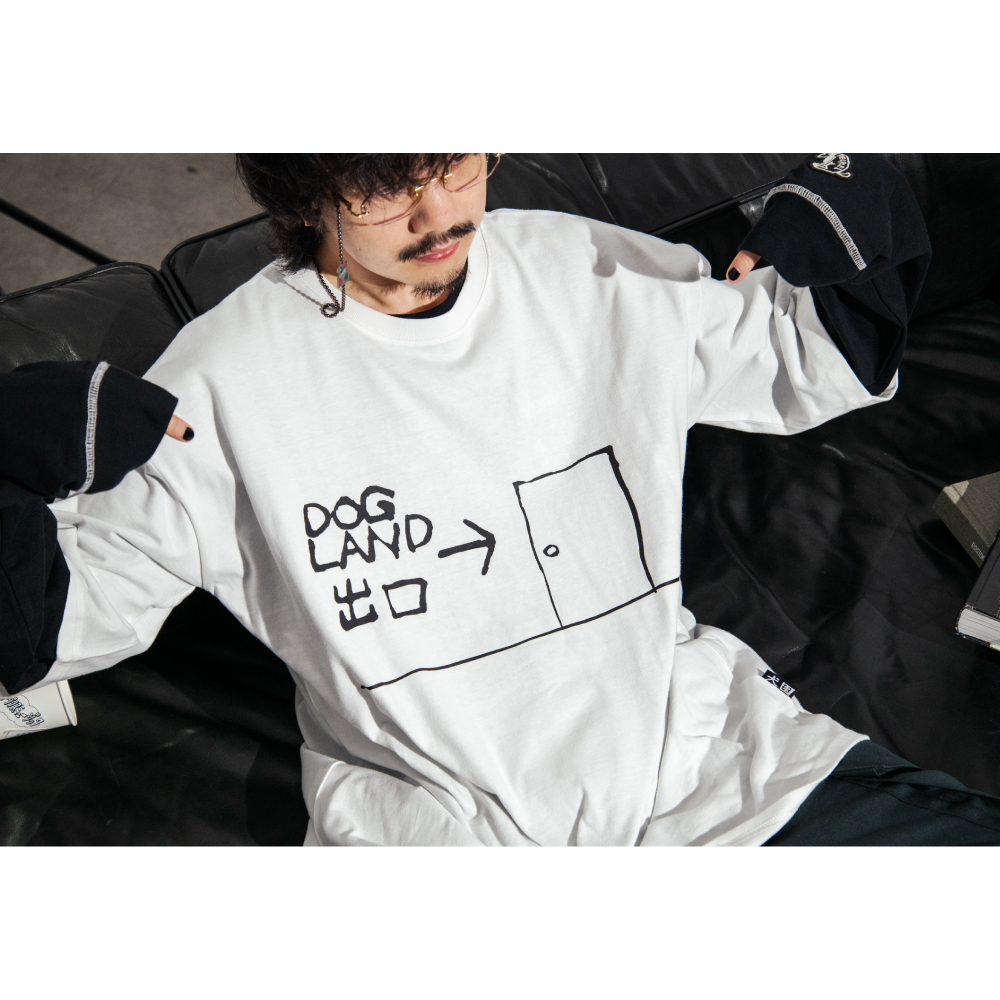 犬園出口→のTシャツ | TOoKA BASE