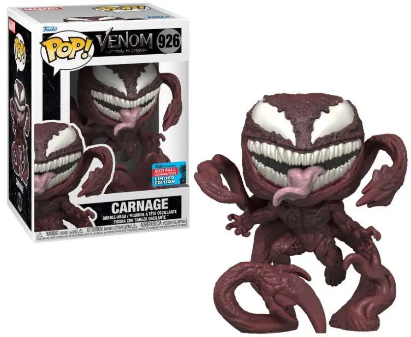 Funko Marvel POP Marvel Carnage Exclusive Vinyl Bobble Head 926