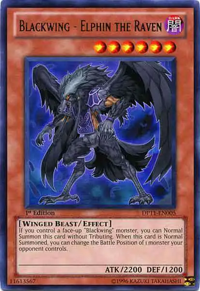 YuGiOh YuGiOh 5Ds Duelist Pack Crow Single Card Rare Blackwing