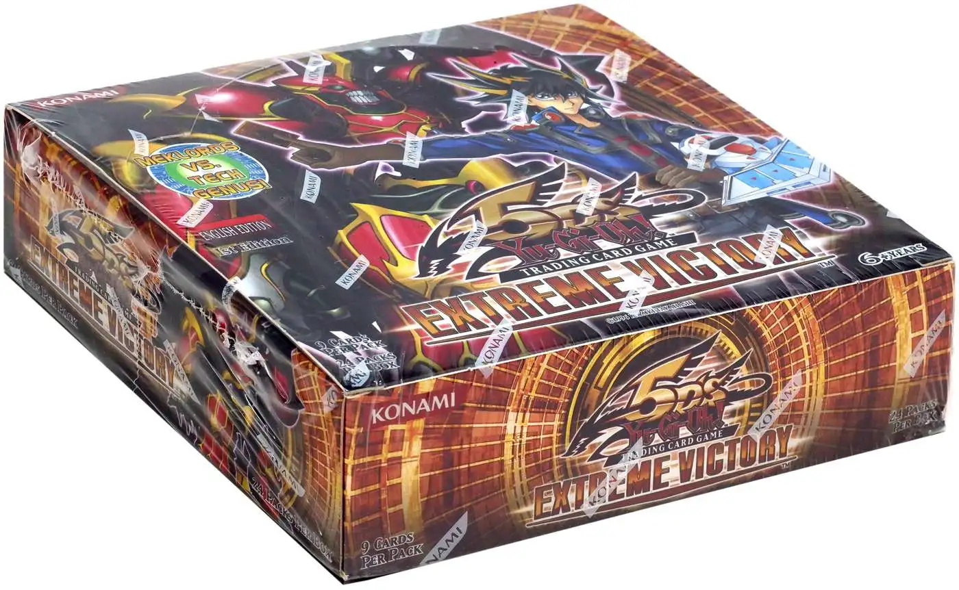 YuGiOh Extreme Victory 1st Edition Booster Box 24 Packs Konami