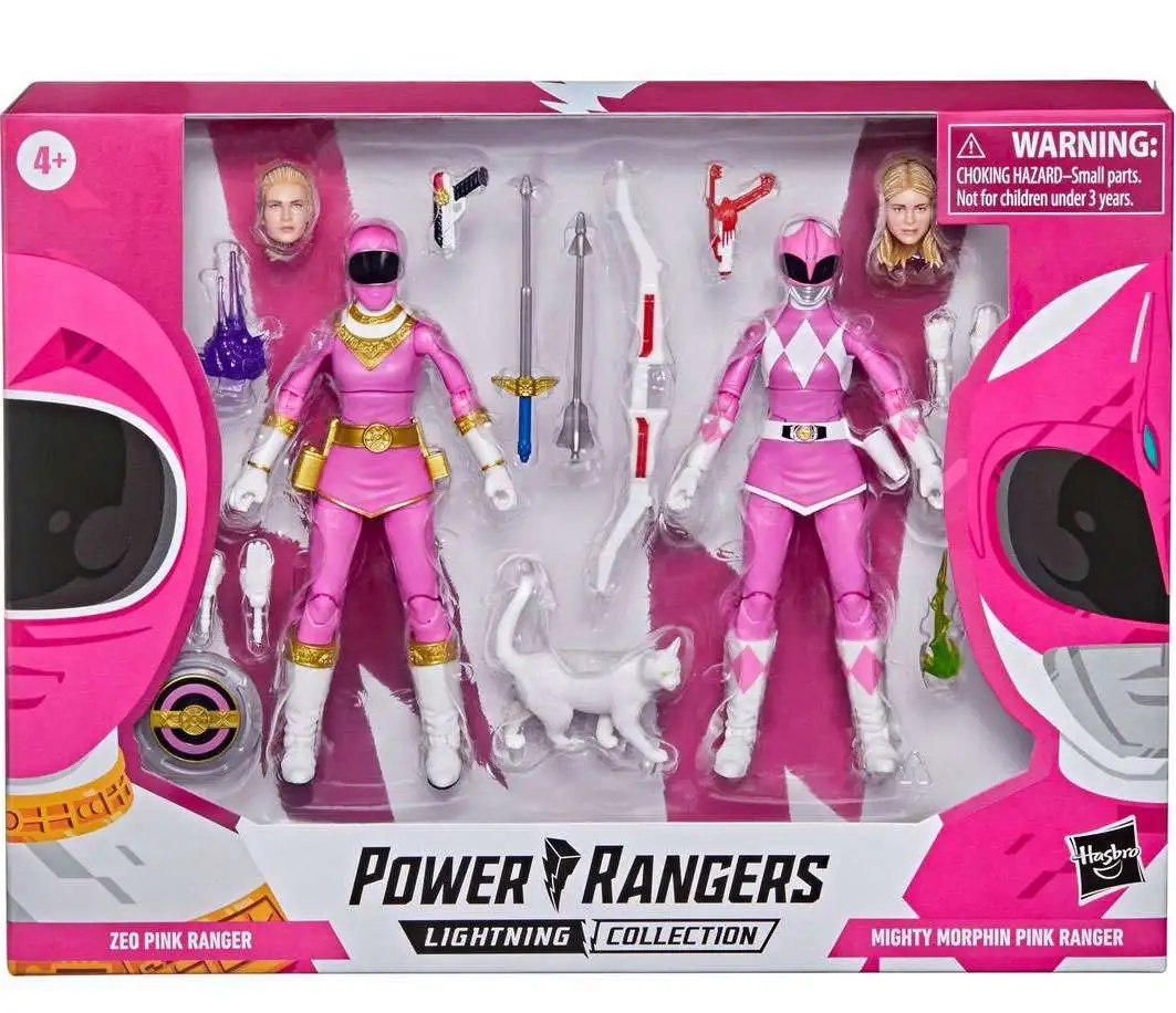 Power Rangers Lightning Collection Mighty Morphin Zeo Pink Rangers