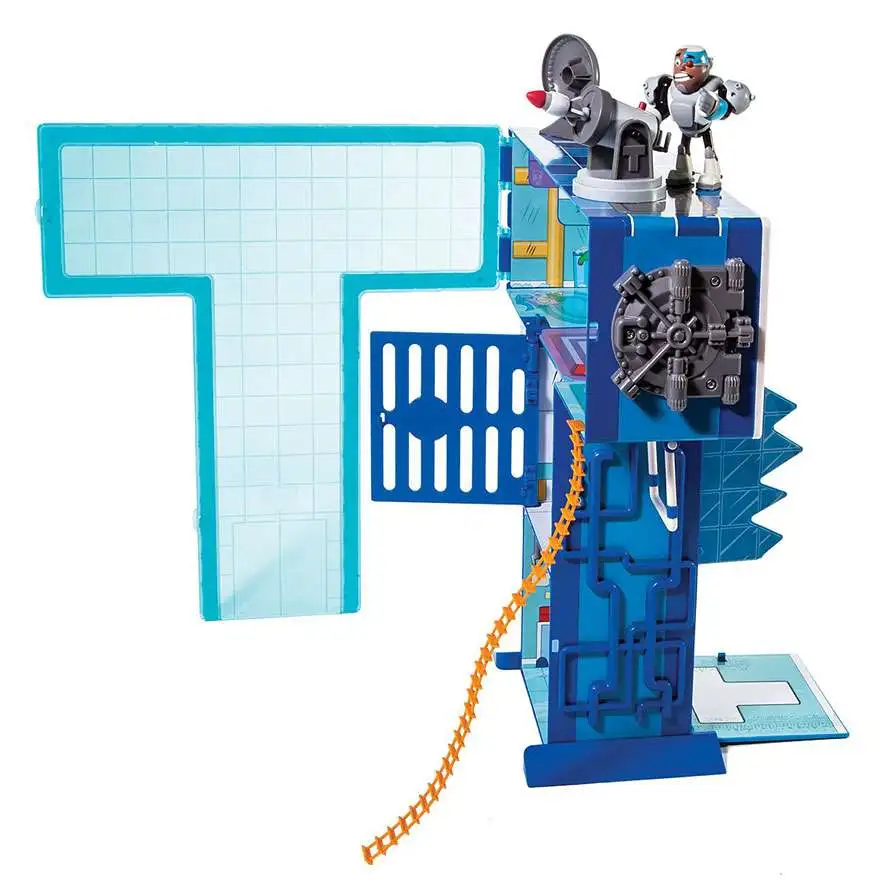 Teen Titans Go T-Tower with Lights Sounds Playset Jazwares - ToyWiz