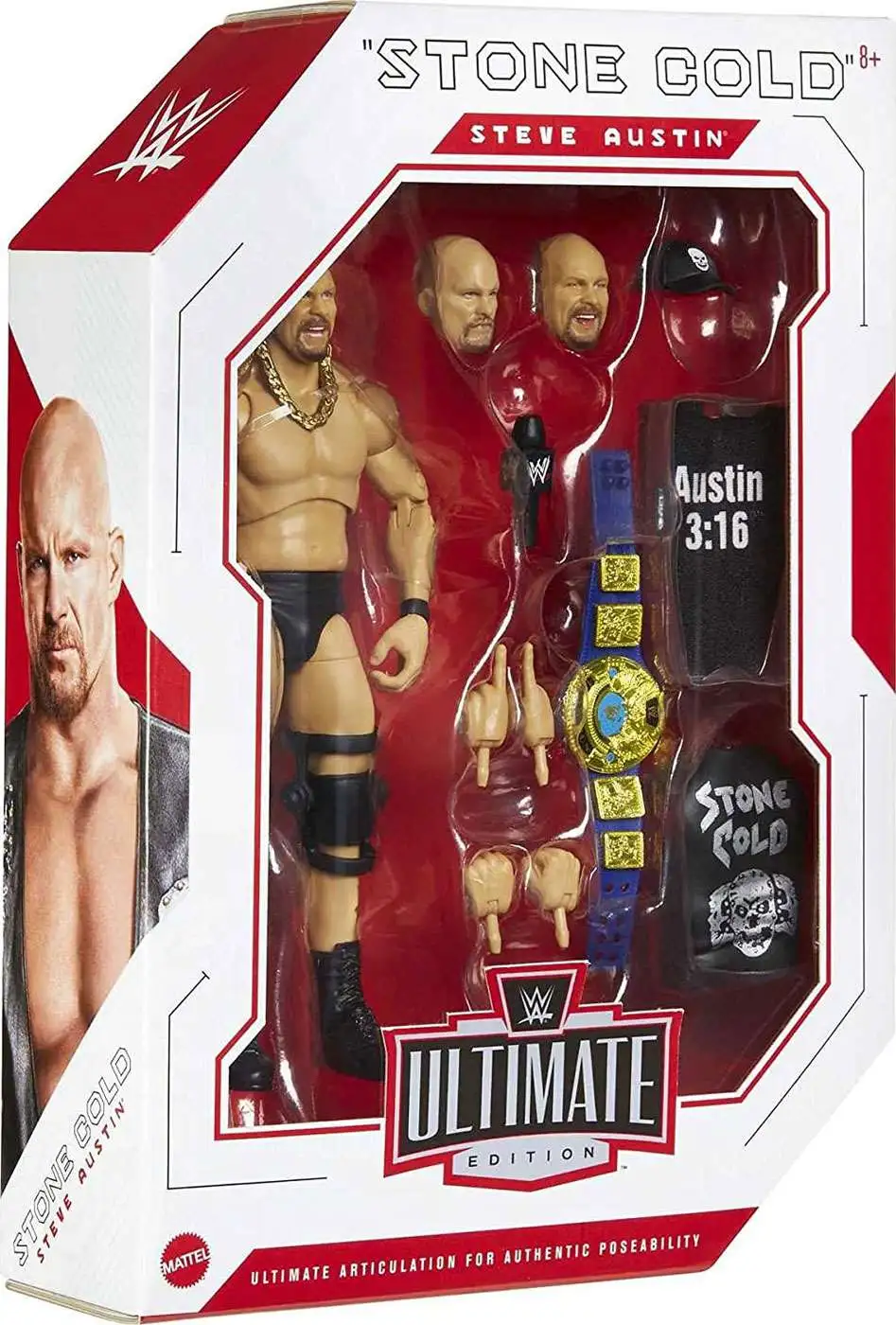 WWE Wrestling Ultimate Edition Stone Cold Steve Austin 7 Action