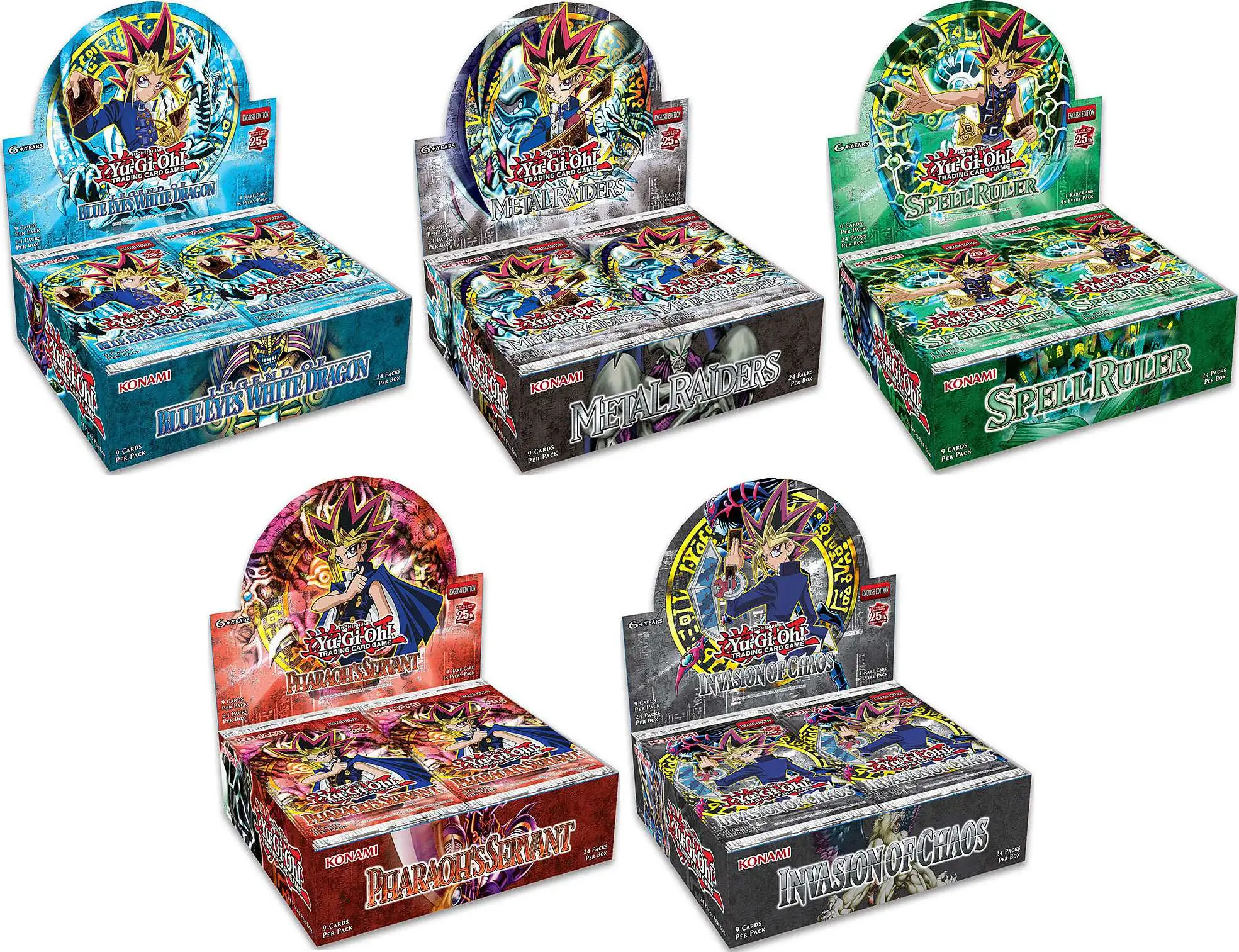 YuGiOh Blue Eyes White Dragon, Metal Raiders, Spell Ruler