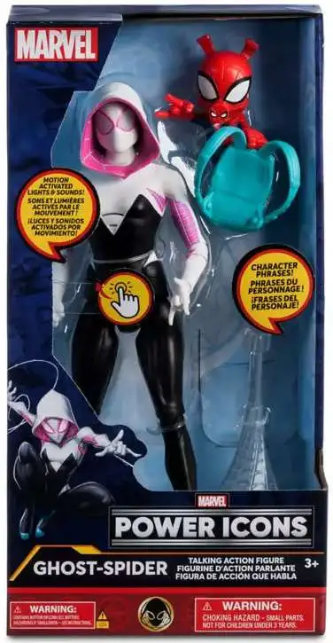 Disney Marvel Power Icons Ghost-Spider Exclusive 9.5 Talking