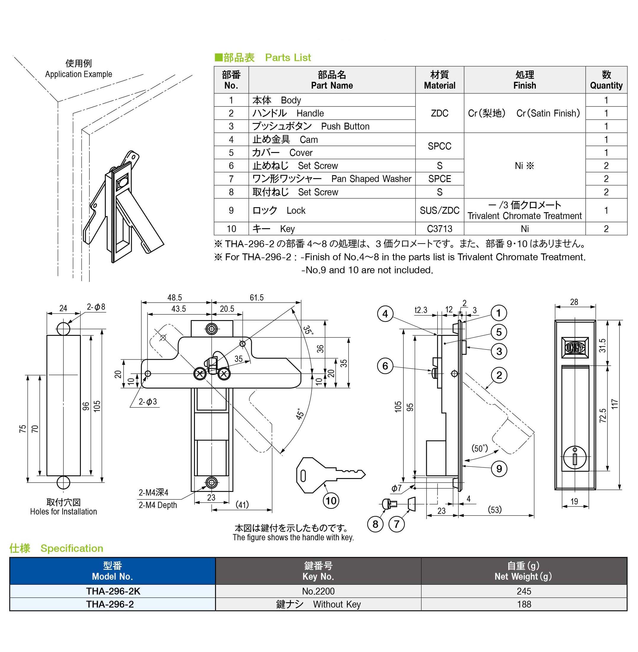 栃木屋EC_平面ハンドル: 取手・ハンドル