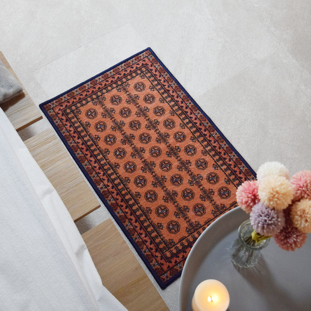 ヴィンテージ風ミニラグマット TOCORU Series アフガン ループ