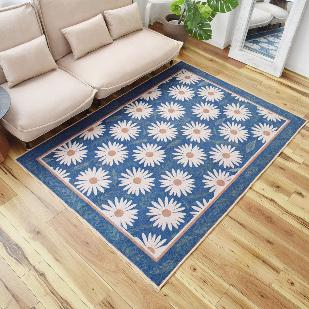 フラワー花柄ラグ TOCORU Series