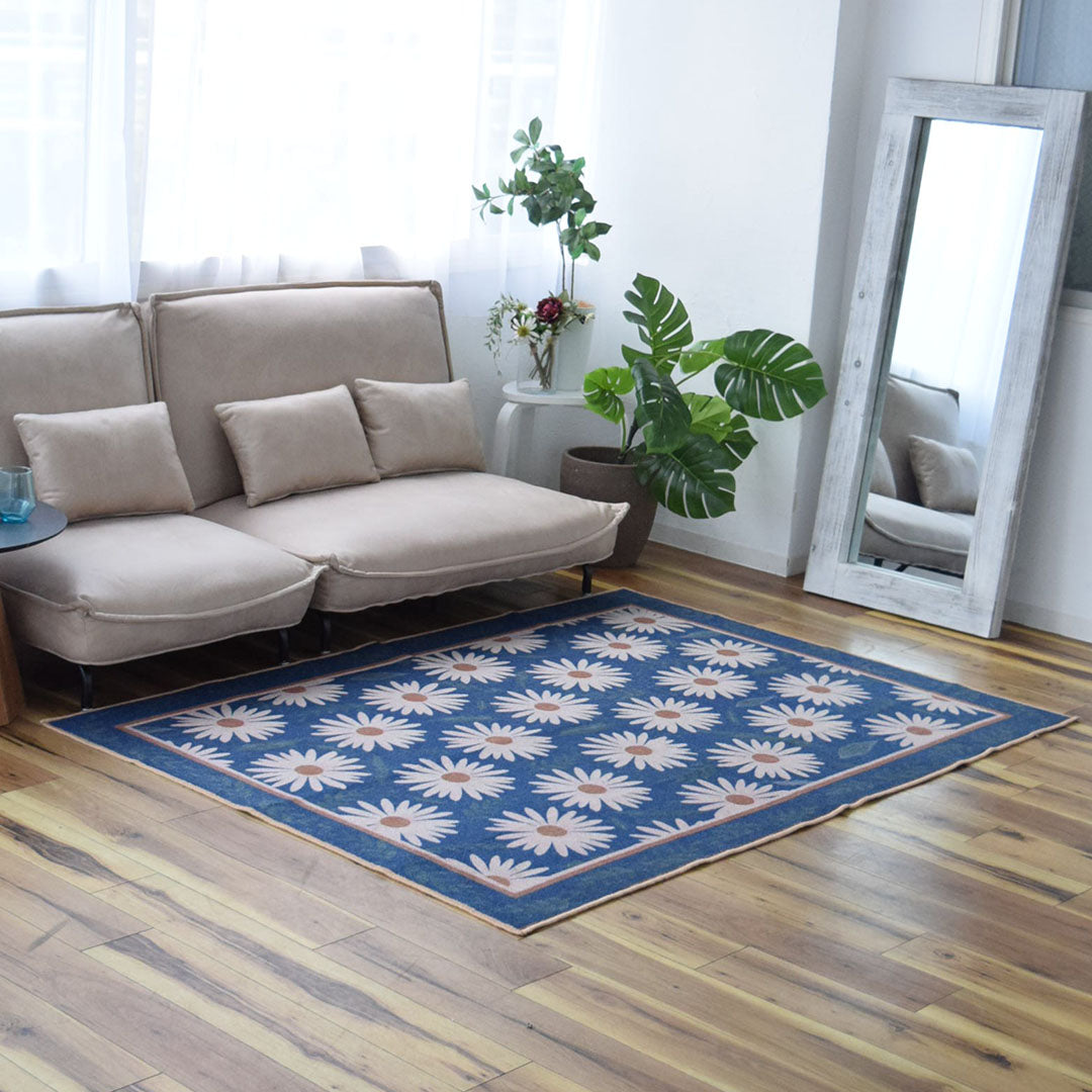 フラワー花柄ラグ TOCORU Series