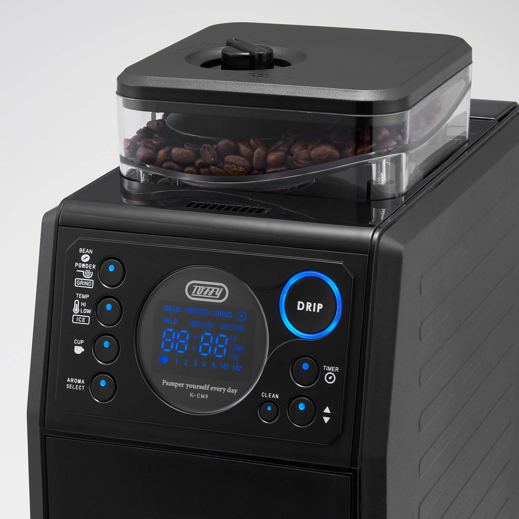 Toffy 全自動ミル付カスタムドリップコーヒーメーカー ｜ Toffy公式