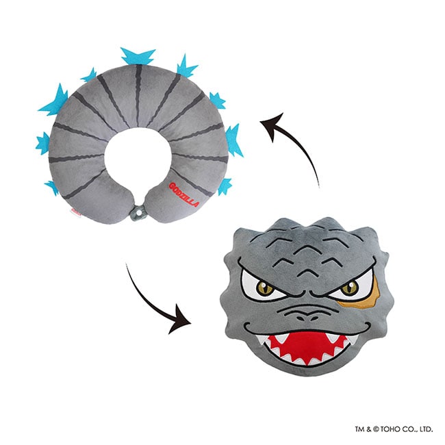 公式オンラインストアゴジラ 2WAYネックピロー&クッション: クッション