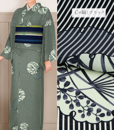 お仕立済み・単衣】洗える紗きもの（M・L） 洗える小紋 【きもの都粋】