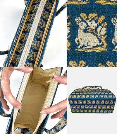 龍村美術織物 あおり型バッグ【MKグループ 都粋オリジナル】 バッグ