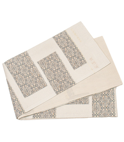 お仕立付き】西陣織袋帯（花菱文：オフホワイト） 袋帯 【きもの都粋】