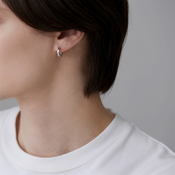 シルバー ピアス/片耳用 | 112414350905 | 【公式】4℃ HOMME+