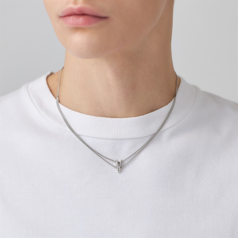 シルバー ネックレス | 112544320902 | 【公式】4℃ HOMME+ オンライン