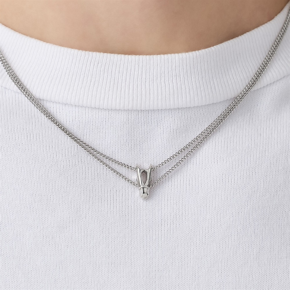 シルバー ネックレス | 112544320902 | 【公式】4℃ HOMME+ オンライン