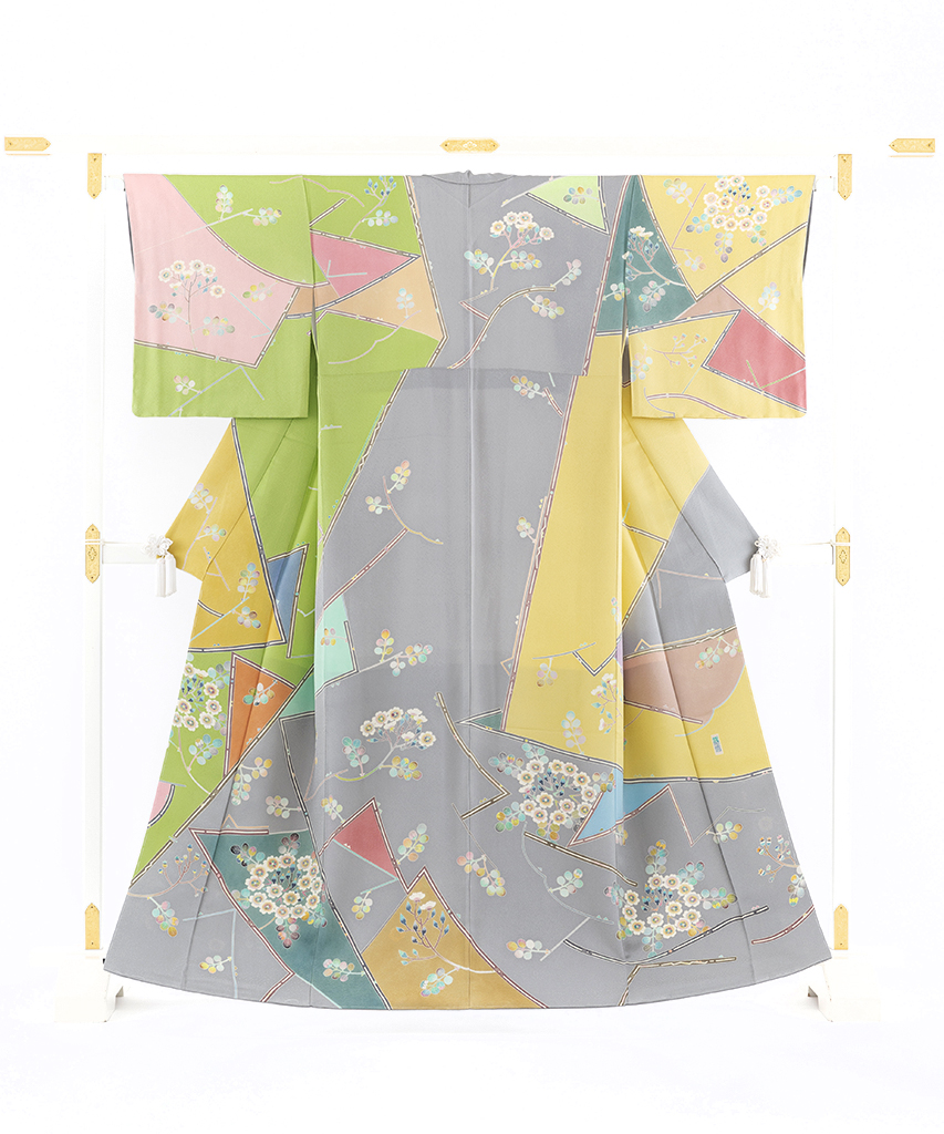 中町博志作 本加賀友禅 訪問着 「清楚」 | 特選きものコレクション