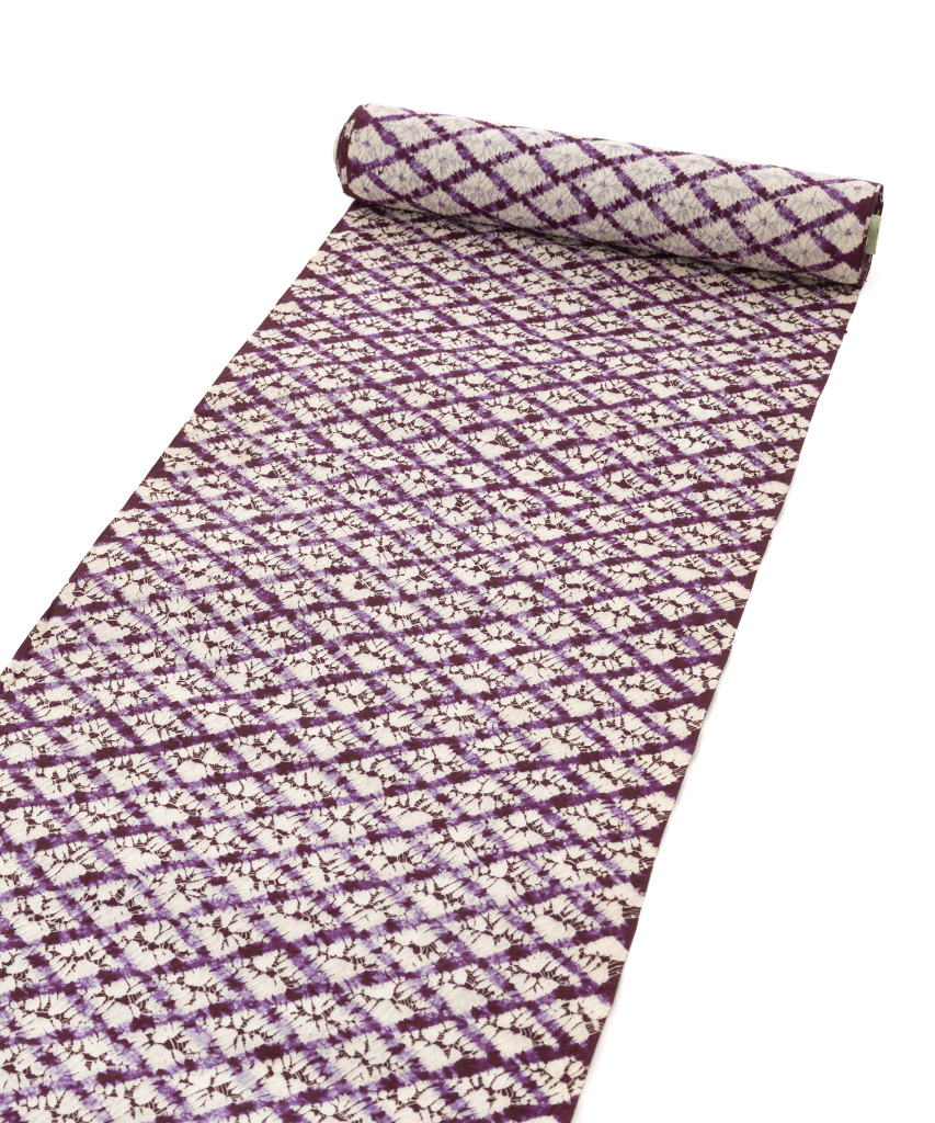 草紫堂製 南部紫根染 紬着尺 未仕立て品 | 特選きものコレクション
