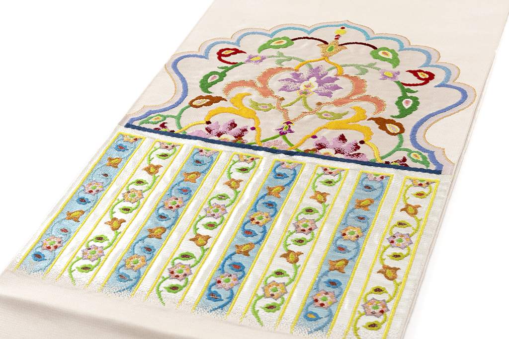 龍村光翔製（二代目 龍村平蔵） 袋帯 「王竺玉柱文」 | 特選きもの