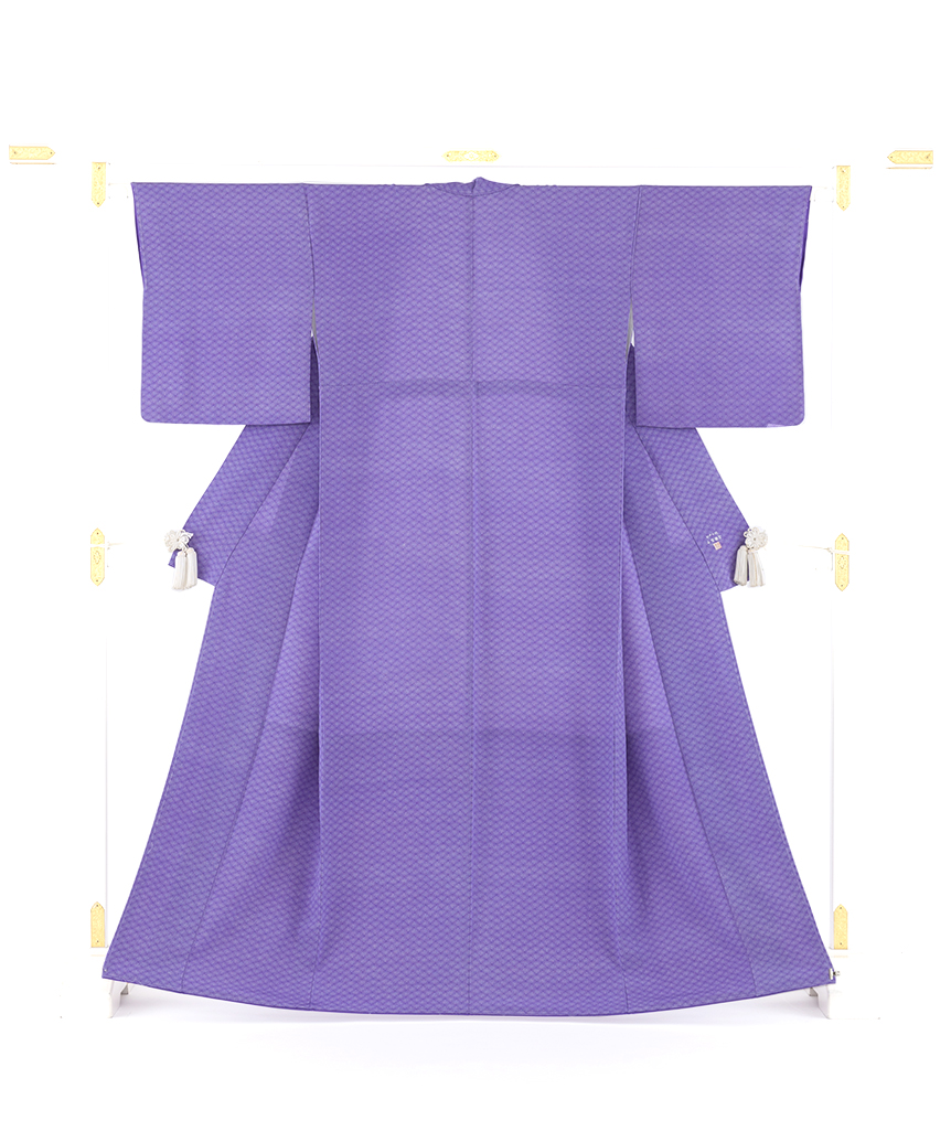 人間国宝 小宮康孝作 江戸小紋 「菱蝶」 | 特選きものコレクション