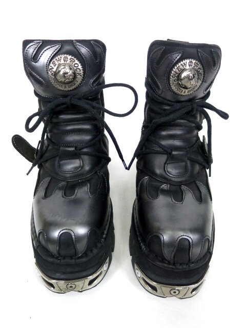 NEWROCK ファイヤーパターン ショートブーツ ニューロック | 高価買取