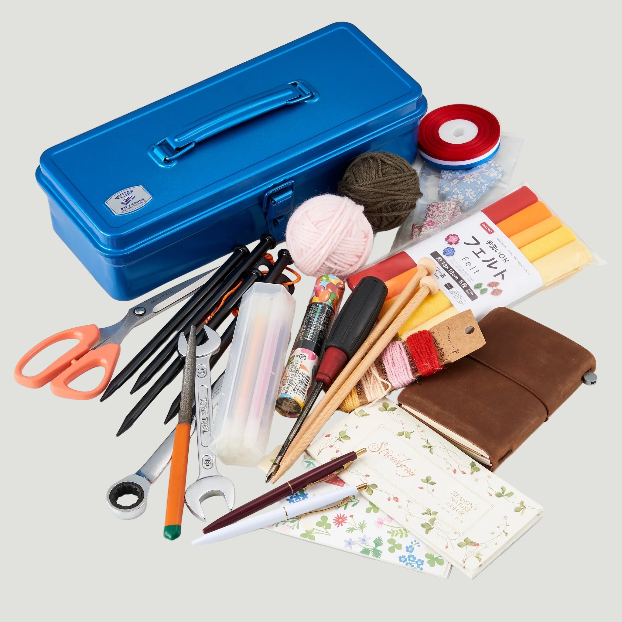 TRUSCO - Utility Box, T-320, Blue (333 x 137 x 96.5 ) – tokyobike