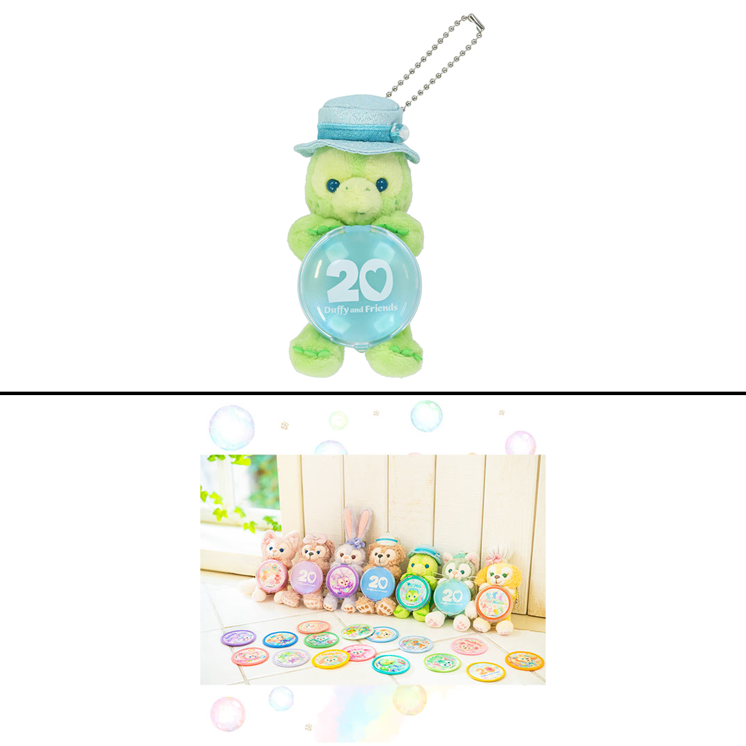 Park 20th Anniversary Duffy Strap Keychains and Patches – Tokyo