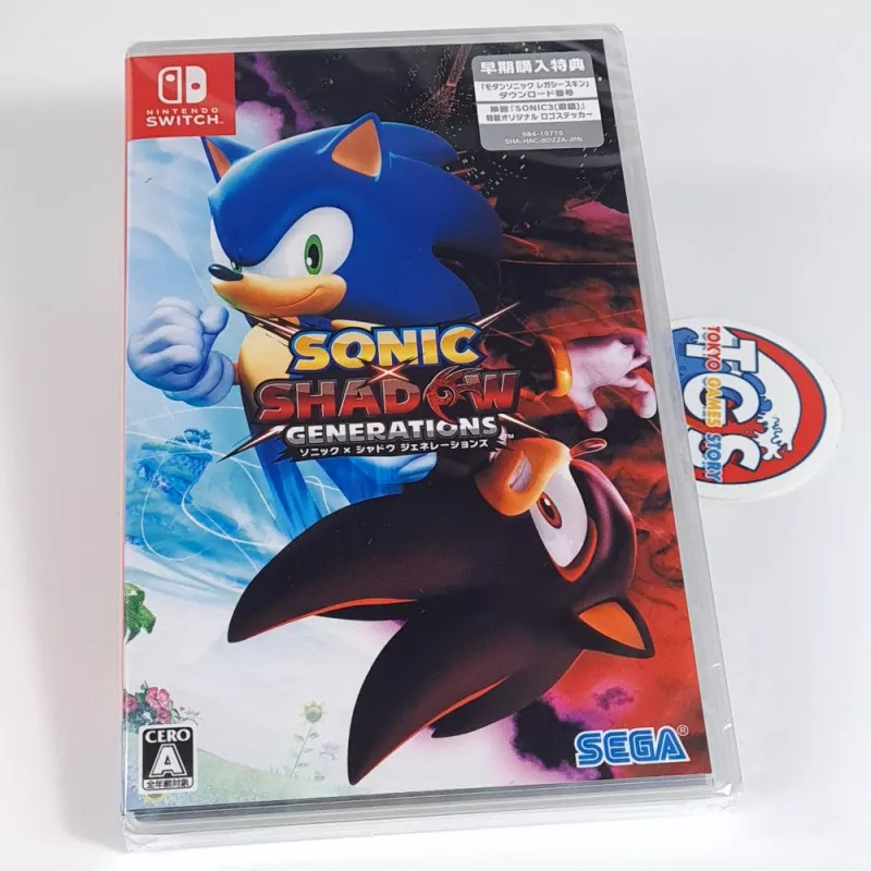 Sonic x Shadow Generations Nintendo Switch Japan Ed. New (Multi