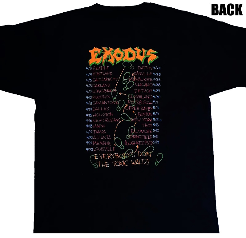 EXODUS】ロックTシャツ メンズ バンドTシャツ メンズ EXODUS Fabulous