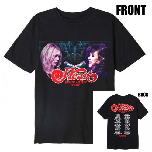 HEART】ロックTシャツ メンズ バンドTシャツ メンズ HEART Love Alive