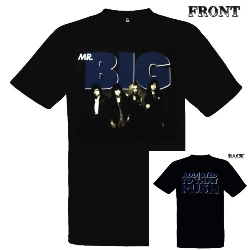 MR.BIG】ロックTシャツ メンズ バンドTシャツ メンズ MR.BIG Lean Into