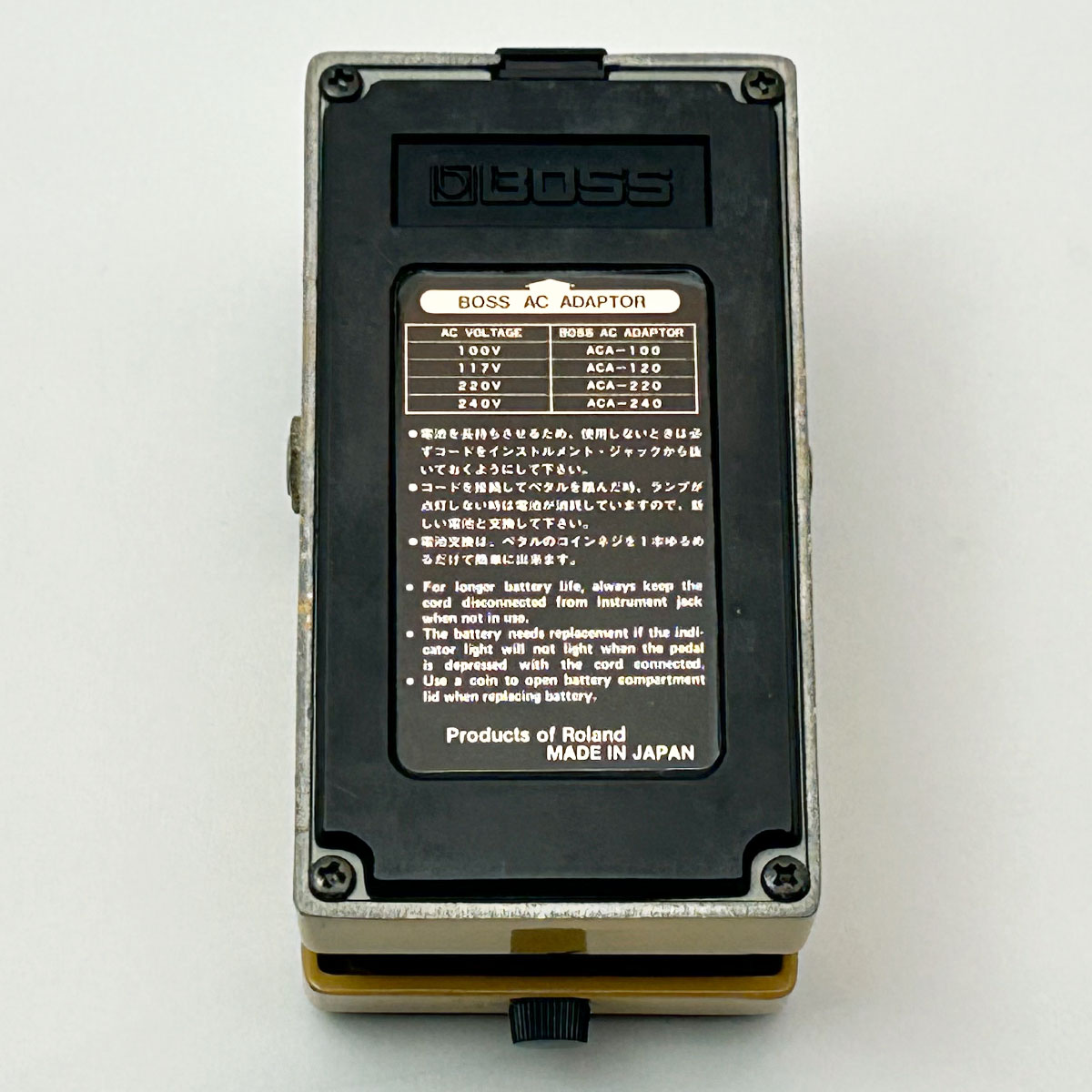 BOSS TW-1 Touch Wah（管理番号：S046） - TOKYO EFFECTOR