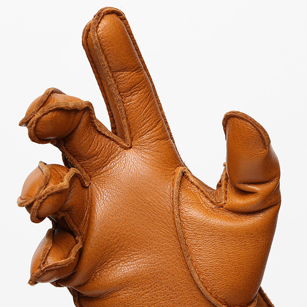 東京ヒマワリ / KURODA(クロダ) ディアスキン(鹿革) カシミヤ100％裏地