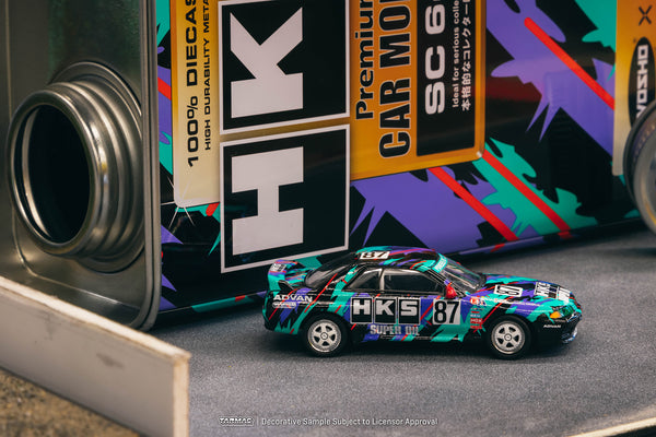 ミニカー NISSAN SKYLINE GT-R HKS SUPER OIL NISSAN SKYLINE GT-R HKS