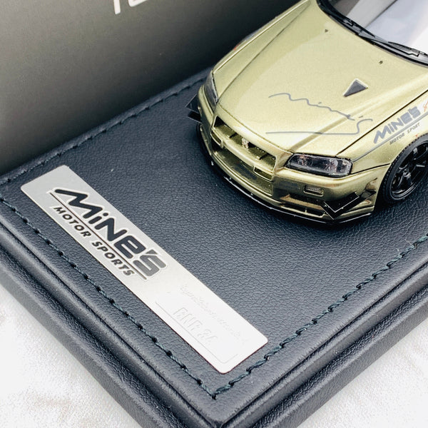 Ignition Model 1/43 Nissan Skyline GTR Mine's R34 Millennium Jade
