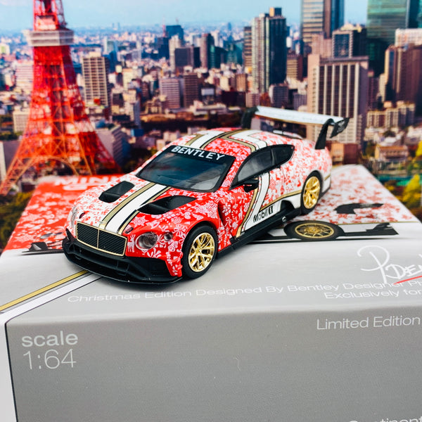 MINI GT 1/64 Bentley Continental GT3 Christmas Edition 2020 (RHD