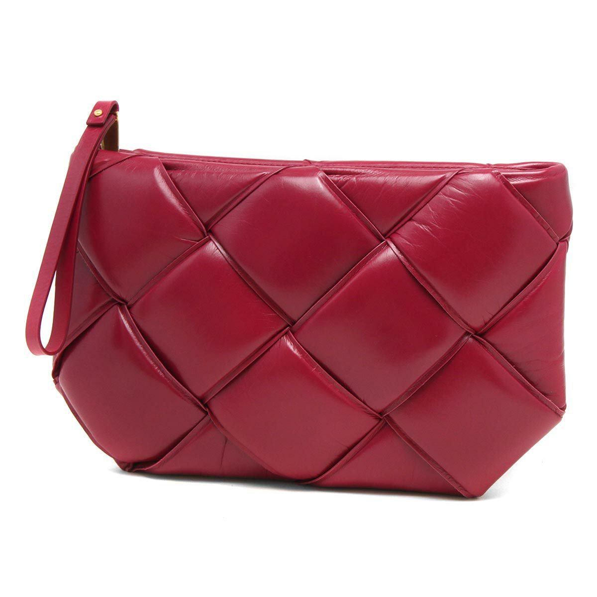 ボッテガヴェネタ イントレチャート セカンドバッグ ラムスキン